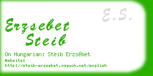 erzsebet steib business card